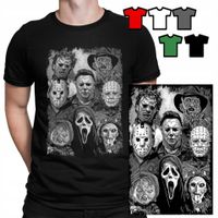 KOSZULKA T-SHIRT MĘSKI WZORY DO WYBORU - KLASYKI FILMÓW HORRORY - S