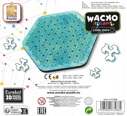 Eureka Łamigłówka WACKO - Little Stars 12 elementów - poziom 4/4 na Arena.pl