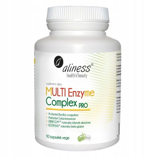 ALINESS MULTI ENZYME COMPLEX PRO 90 KAPS TRAWIENIE na Arena.pl