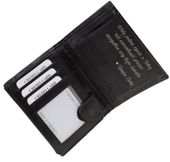 skórzany Portfel z grawerem prezent na święta Mikołajki z twoim napisem