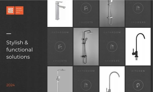 Bateria umywalkowa wysoka WEZER EKO11A-09-BLACK na Arena.pl