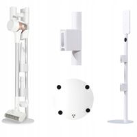 STOJAK DO ODKURZACZA DYSON V6 V7 V8 V10 V11 V12 V15 OKRĄGŁY STYLOWY biały