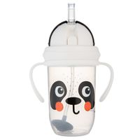 CANPOL KUBEK NIEKAPEK BIDON Z OBCIĄŻONĄ SŁOMKĄ PANDA