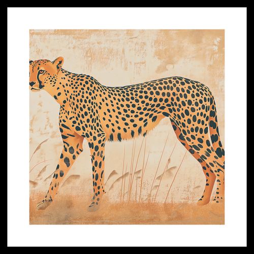 Plakat 40x40cm Gepard w Ruchu na Arena.pl