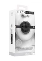 breathable ball gag   with bonded leather straps