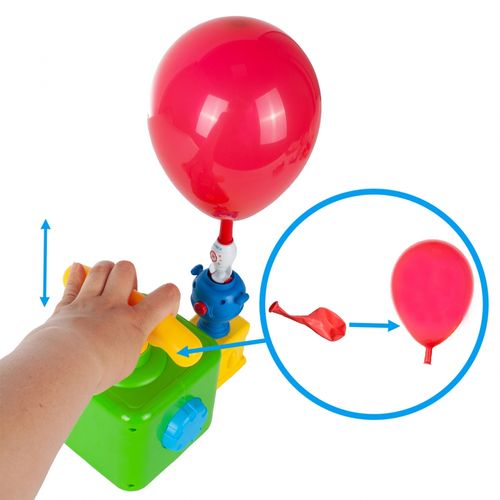 Wyrzutnia Balonowa AERODYNAMICZNY SAMOCHÓD +Pompka Żaba na Arena.pl