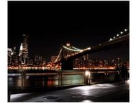 60X50CM BROOKLYN BRIDGE MITH17 OBRAZ ŚCIAN DREWNIANE