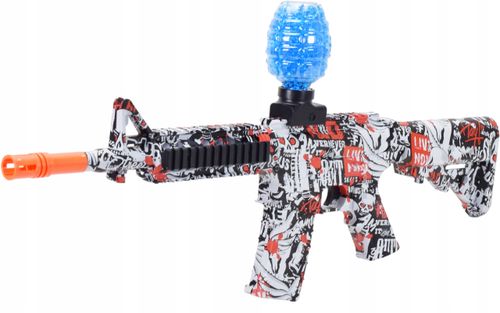 AUTOMATYCZNY PISTOLET AUTOMAT KARABIN NA KULKI WODNO ŻELOWE ELEKTRO ZESTAW na Arena.pl