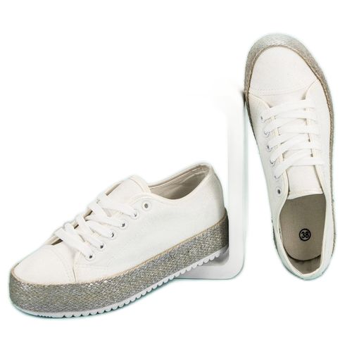 Białe Trampki Espadryle r.39 na Arena.pl