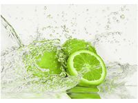 100 70CM OBRAZ PŁÓTNO LIMONKA WODZIE PŁÓTNO RAMA