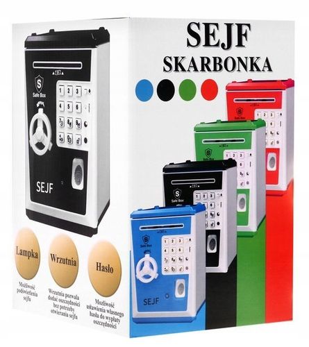 Sejf Skarbonka na baterie na Arena.pl