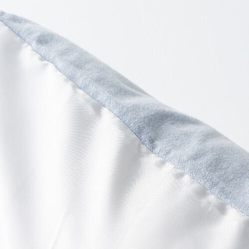 Dwukolorowa poszewka na poduszkę 40 x 40 cm do sublimacji - błękitna na Arena.pl