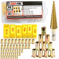 ZESTAW NITONAKRĘTEK Z WIERTŁEM I ZACISKARKĄ 68el