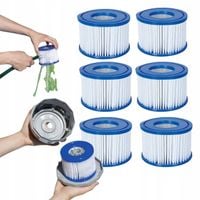6 x ORYGINALNE Filtr do Basenu Jacuzzi Lay Z SPA Filtrujące Bestway