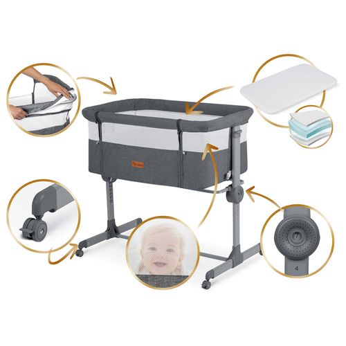 Łóżeczko dziecięce składane turystyczne dostawka Nukido NK-243 na Arena.pl