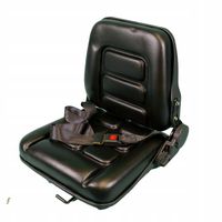 FOTEL OPERATORA DO WÓZEK WIDŁOWY HELI / JAC SKŁADANE OPARCIE Z PASEM