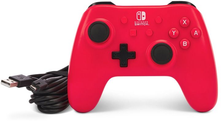 Pad przewodowy Raspberry Red USB Game PowerA NSGP0142-01 zdjęcie 10