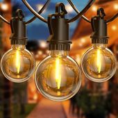 Fiflying lampki ogrodowe girlanda 12 led 8 m