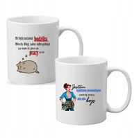 Kubek z nadrukiem JESTEM KOBIETA PRACUJĄCA