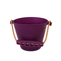 wiaderko do piaskownicy gumowe - fiolet