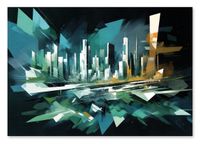 Obraz na płótnie abstrakcja street art 70x100 cm