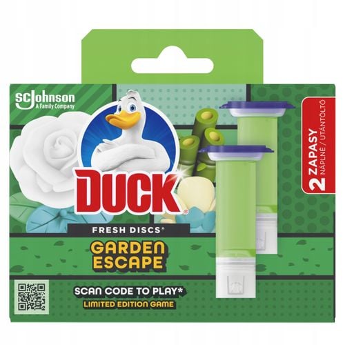 Duck Fresh Discs Garden Escape - Żelowy Krążek Do Toalety 72ml (2 x 36ml) na Arena.pl