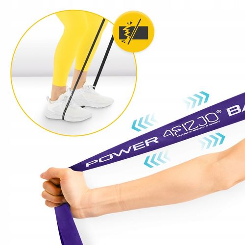 GUMY TAŚMY OPOROWE POWER BAND DO ĆWICZEŃ TRENING FITNESS ZESTAW 5 szt. na Arena.pl