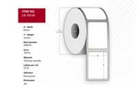 Capture Label 76 x 51mm, Core 76mm,