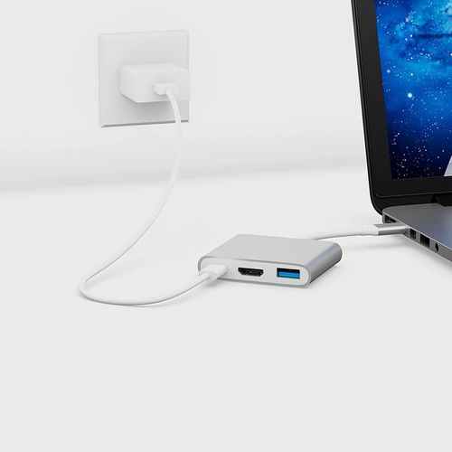 Przejściówka Adapter TYP C 3w1 HUB USB-C HDMI 4K na Arena.pl