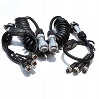 Połączenie kabel na 3 kamery do przyczepy naczepy