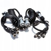 Połączenie kabel na 3 kamery do przyczepy naczepy