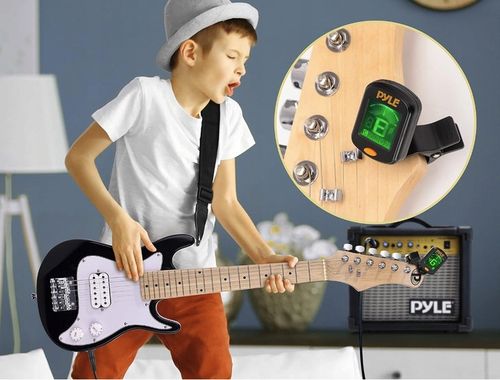 GITARA ELEKTRYCZNA DLA DZIECI PROFESJONALNA + WZMACNIACZ PYLE na Arena.pl