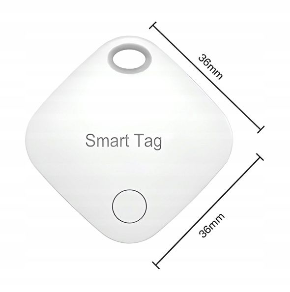 Lokalizator Kluczy Torby Smart Air Tag MFI Apple Find My BLE 5.2 - Czarny zdjęcie 7