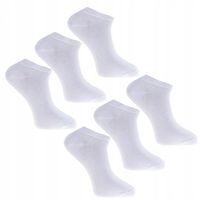 Skarpetki Stopki Męskie Białe Bawełniane MORAJ 6-pak 39-42