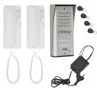 Domofon CYFRAL Cosmo R2 Srebrny