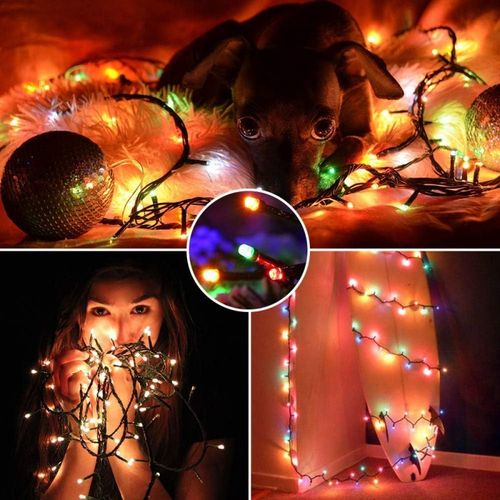 światełka lampki wewnętrzne/zewnętrzne 300 led multikolor lamp03multi na Arena.pl