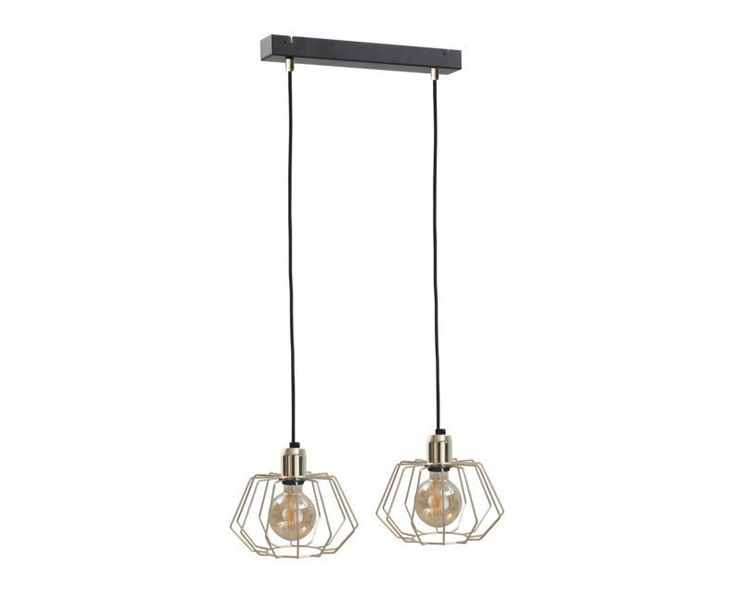 Lampa wisząca 2xE27 LAYA GOLD zdjęcie 1