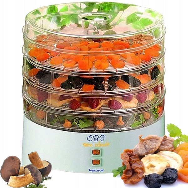 Suszarka spożywcza Niewiadów 970-01 PS/4 300 W biała zdjęcie 4