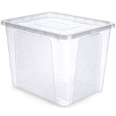 Pojemnik do Przechowywania Plastikowy Duży Pudełko Box Zabawki 30l Pokrywka