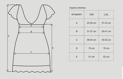 OBSESSIVE Imperia koszulka i stringi czarne SEXI na Arena.pl