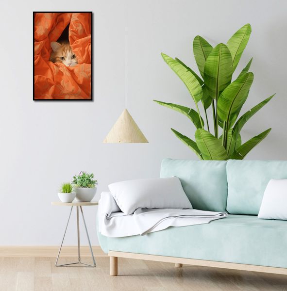 Plakat 40x60cm Ukryty Kot zdjęcie 4