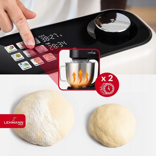 ROBOT PLANETARNY KUCHENNY MIKSER GRZANA MISA WAGA WYŚWIETLACZ FERMENTACJA na Arena.pl