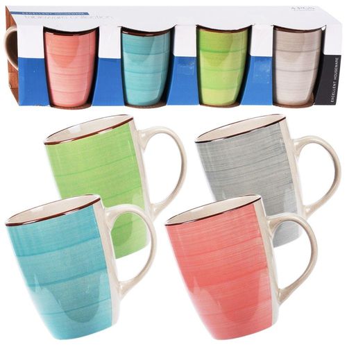 Kubki ceramiczne 350 ml 4 szt. na Arena.pl