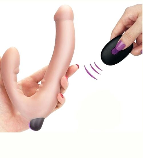 Strap-on z wibracjami bez szelek zdjęcie 2