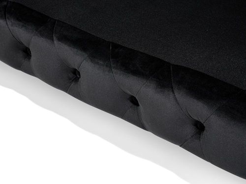Sofa Welurowa Czarna Sotra na Arena.pl