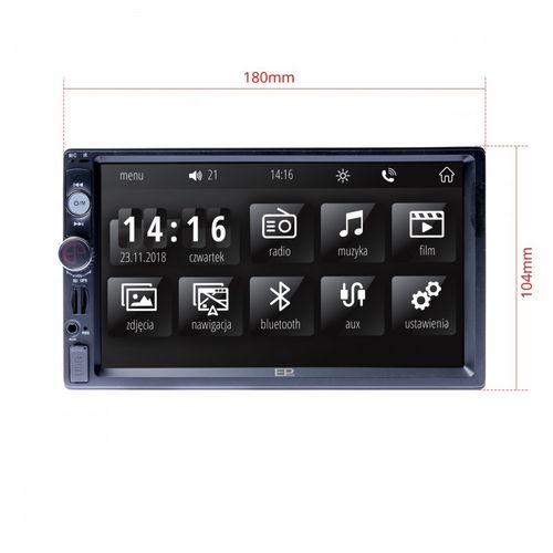Radio samochodowe EINPARTS GPS/USB/SD/Bluetooth/MirrorLink / EPCR02 na Arena.pl