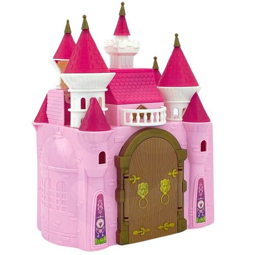 PRZENOŚNY DOMEK DLA LALEK PAŁAC ZAMEK DUŻY AKCESORIA KSIĘŻNICZKA WOOPIE na Arena.pl