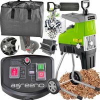 SAMOZASYSAJĄCY rozdrabniacz ELEKTRYCZNY rębak do gałęzi WALCOWY FREZOWY 60l