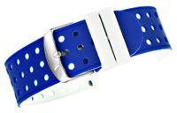 pasek silikonowy niebiesko-biały u12-22-6