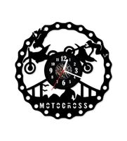 Zegar ścienny z płyty winylowej 277.13 Motocross